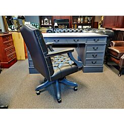 Farrow & Ball English desk and Gainsborough swivel chair