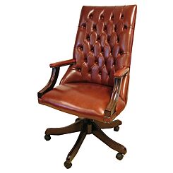 Engelse bureaustoel Library swivel chair