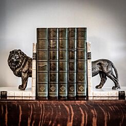 Lion halves bookends