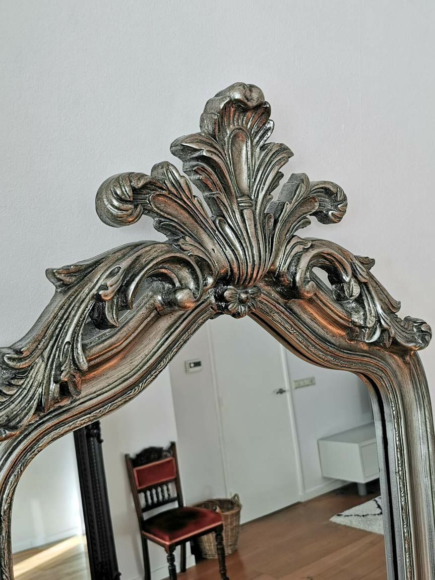 Eloquence® Louis Philippe Mirror in Etched Silver Finish
