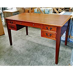 Brown mahogany Officers writing table. Can be made in any size.