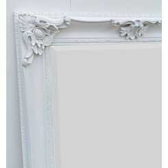 Miroir baroque Forenza 80 x 180 cm cadre blanc