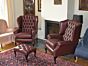 Classic chairs with Queen Anne footstool