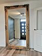 grand baroque miroir or antique