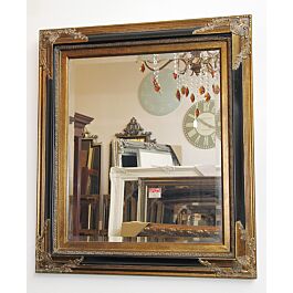 Klassiek en elegante Zwart met zilver of zwarte met goud spiegel, English  Decorations barok spiegels.
