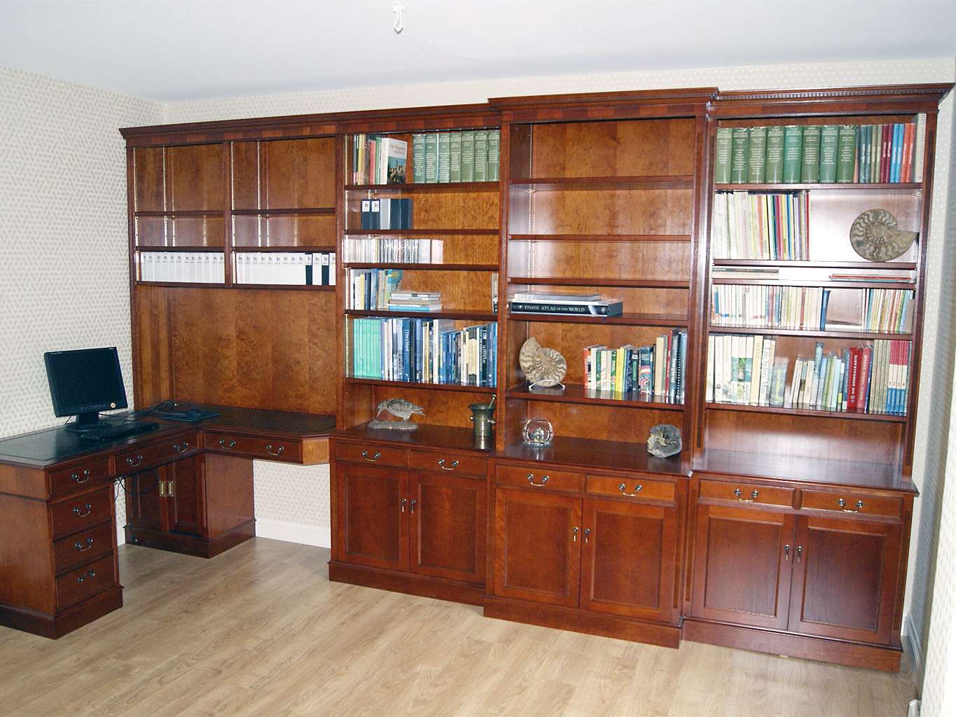 Typical English Decorations Hand made English bookcases and furniture